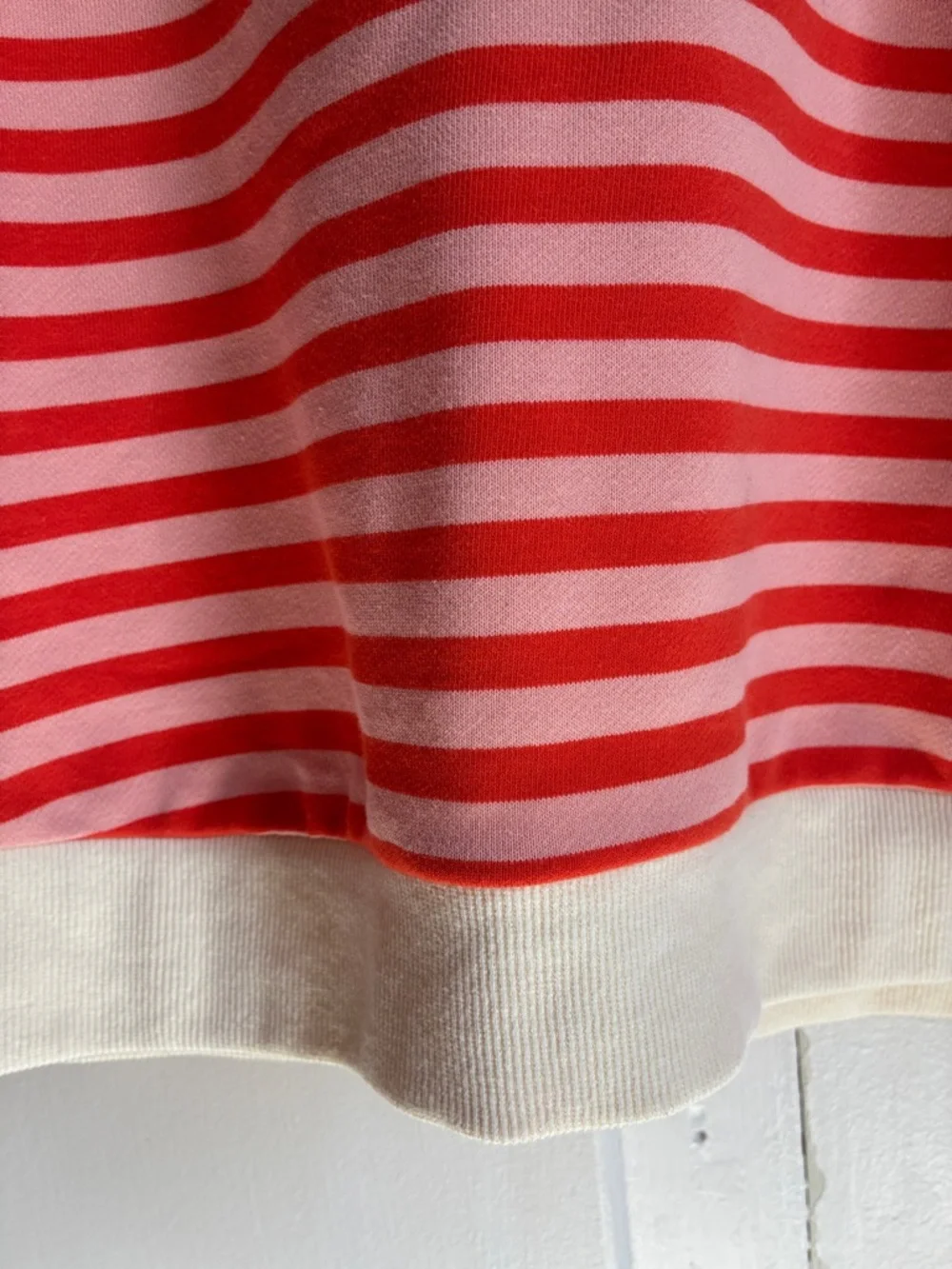 UEU Oversized Striped Crewneck Long Sleeve Color Block Pullover
Sweatshirt - Picture 6 of 8